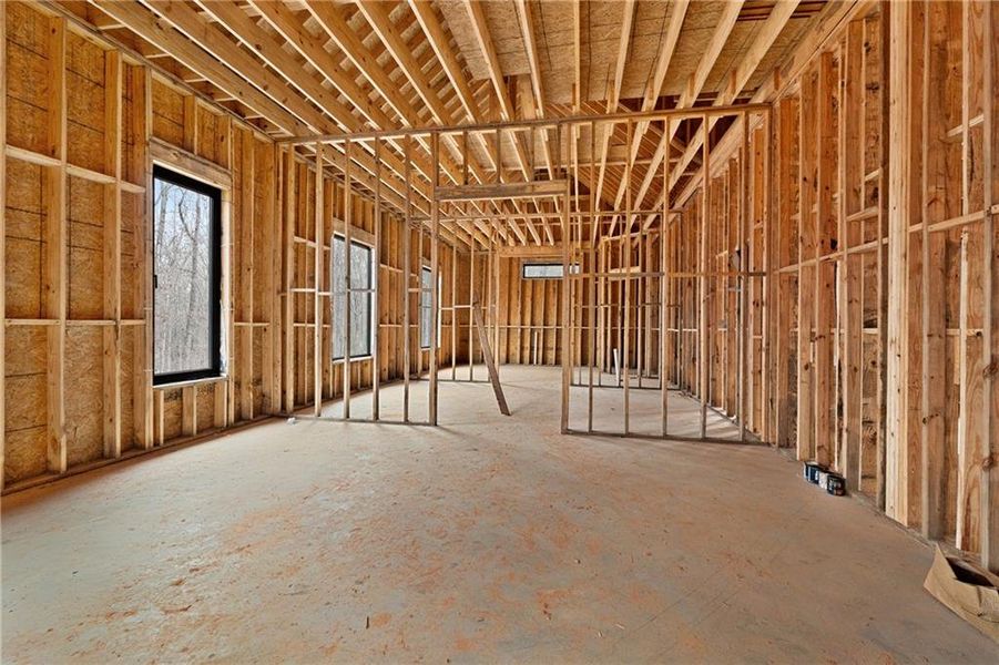 In-progress construction of a new home in , Dawsonville, GA (Image 19).