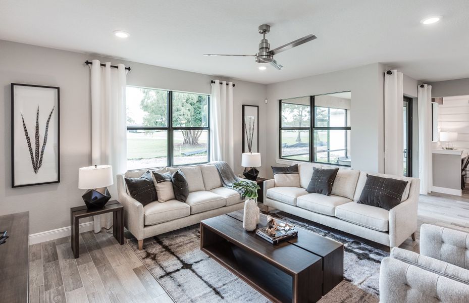 Representative furnished interior of a home built from the Fifth Avenue by DiVosta in Avondale at Avenir, Palm Beach Gardens (Image 15).