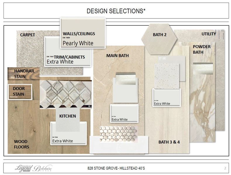 Representative photo of design selections for 828 Stone Grove