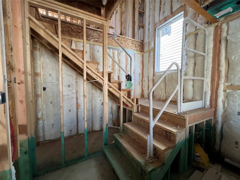 In-progress construction of a new home in The Cottages at Lariat, Liberty Hill, TX (Image 6).