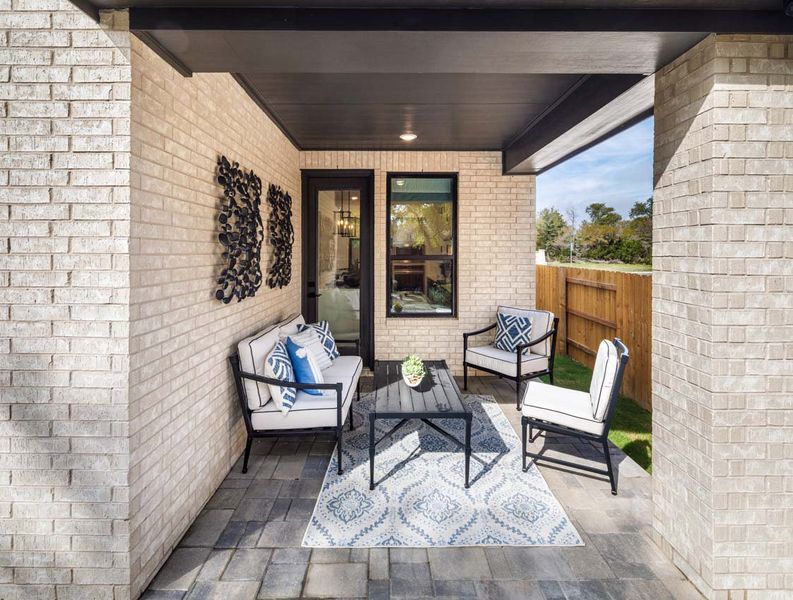 Representative Patio - some options shown