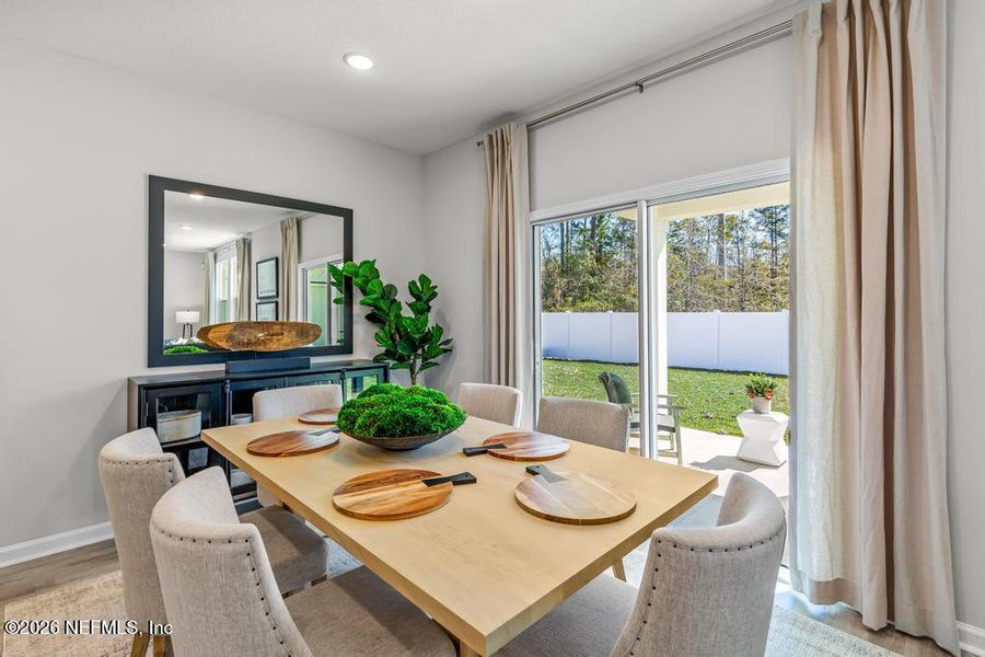 Furnished interior view inside a new home in The Landings at Pecan Park, Jacksonville (Image 11).