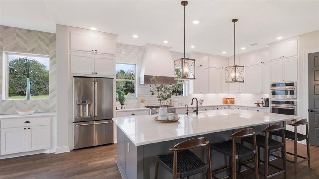 Furnished interior view inside a new home in , Johnson City (Image 5).