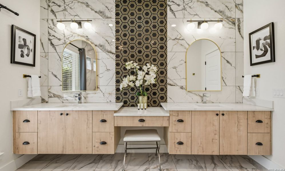 Furnished interior view inside a new home in , San Antonio (Image 11).