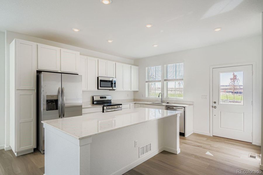 Furnished interior view inside a new home in Parterre: The Parkside Collection, Thornton (Image 3). Furnished interior view inside a new home in Parterre: The Parkside Collection, Thornton (Image 3).