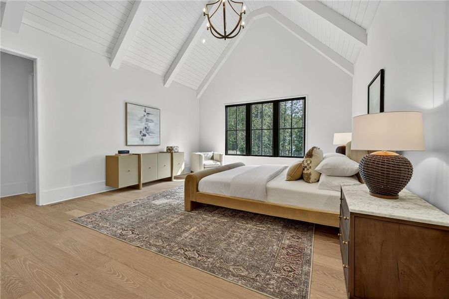 Furnished interior view inside a new home in , Milton (Image 39).