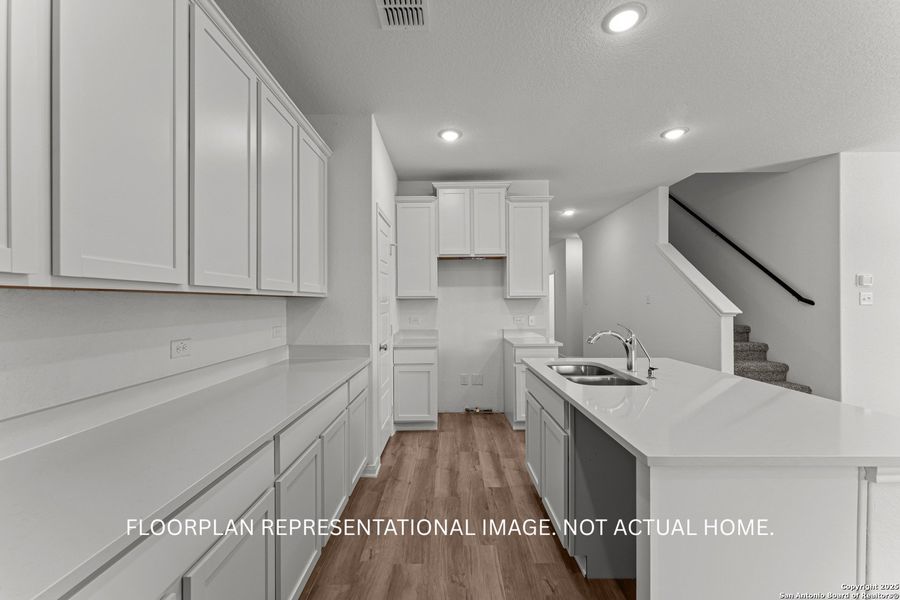 Furnished interior view inside a new home in Agave, San Antonio (Image 8).