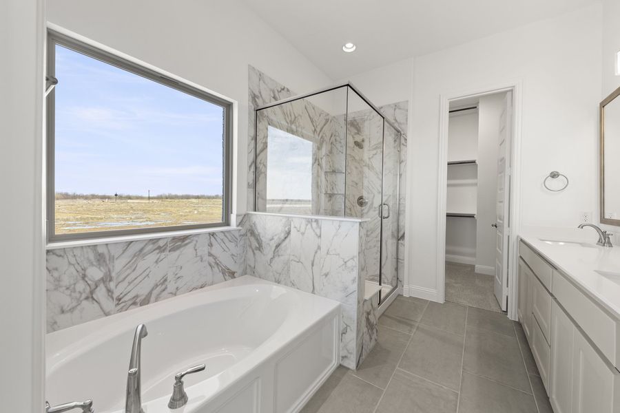 Representative furnished interior of a home built from the Rockport by Windsor Homes in Anna Town Square, Anna (Image 11).