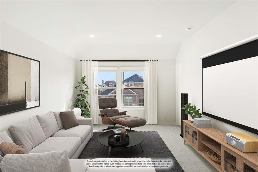 Furnished interior view inside a new home in Sutton Fields, Celina (Image 19).