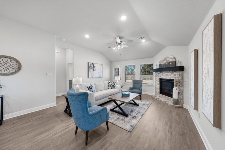 Furnished interior view inside a new home in Fox Landing, Caddo Mills (Image 11).