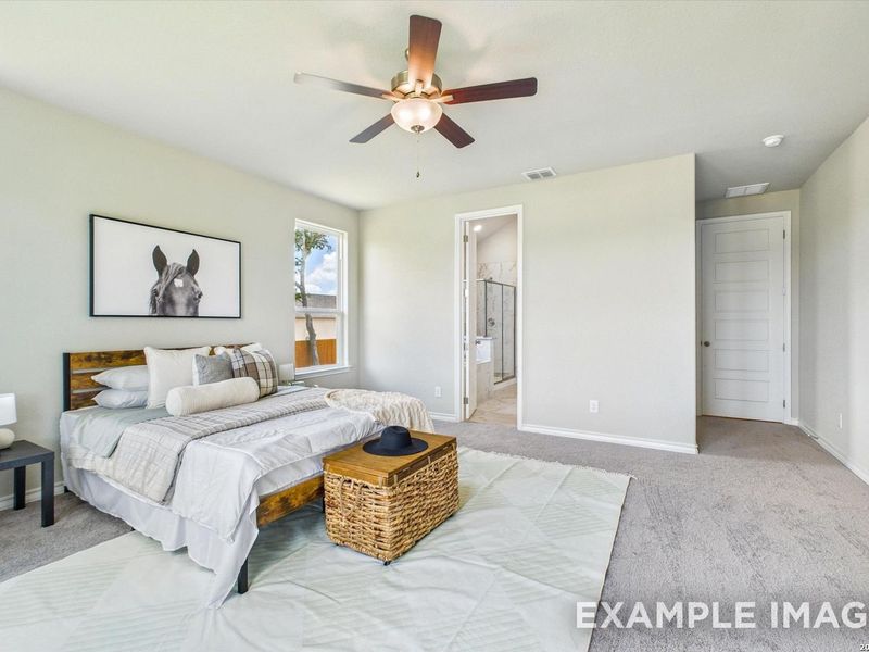Furnished interior view inside a new home in Potranco Oaks, Castroville (Image 27). Furnished interior view inside a new home in Potranco Oaks, Castroville (Image 27).