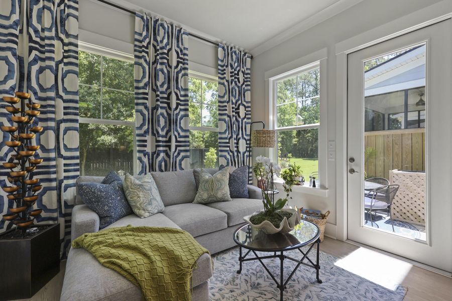 Furnished interior view inside a new home in , Mount Pleasant (Image 36).