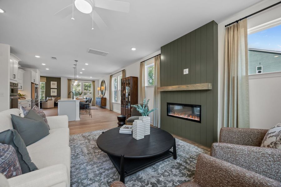 Representative furnished interior of a home built from the The Mitchell Exterior by Davidson Homes LLC in Summers Walk, Davidson (Image 20).
