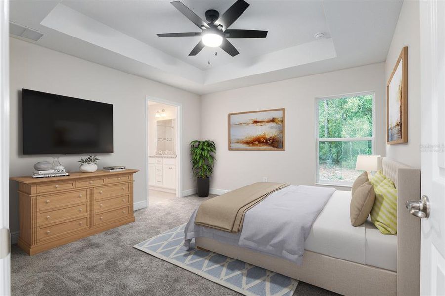 Furnished interior view inside a new home in , Citrus Springs (Image 7).