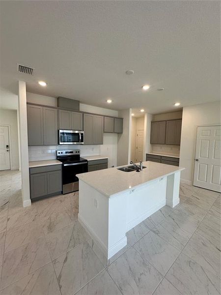 Furnished interior view inside a new home in Palm Coast: Cornerstone Collection, Palm Coast (Image 5).