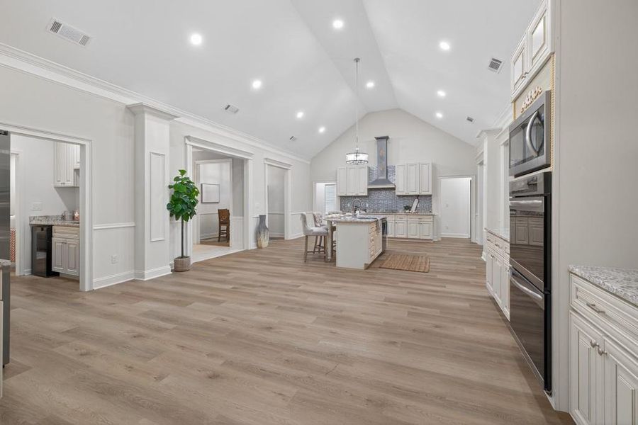 Furnished interior view inside a new home in , Oxford (Image 39).