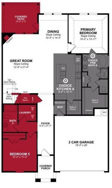 Beazer Homes Stark Farms Rainier floorplan
