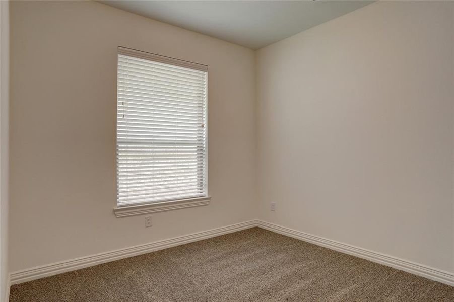 Unfurnished room with carpet floors