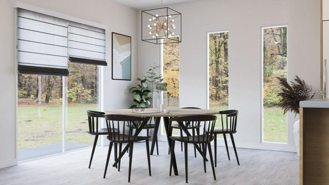 Furnished interior view inside a new home in , Myakka City (Image 7).