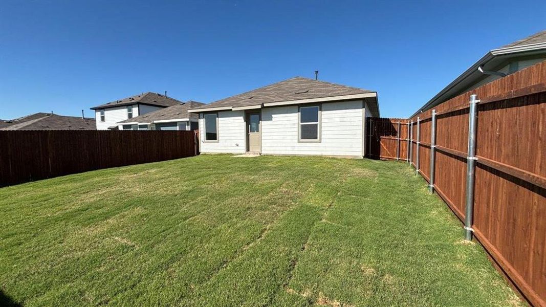 Yard-All Home and community information, including pricing, included features, terms, availability and amenities, are subject to change at any time without notice or obligation. All Drawings, pictures, photographs, video, square footages, floor plans, elevations, features, colors and sizes are approximate for illustration purposes only and will vary from the homes as built.