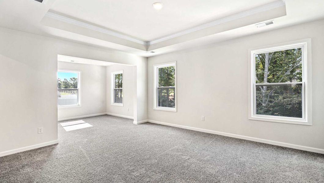 Representative unfurnished interior of a home built from the HAMPSHIRE by D.R. Horton in Seven Oaks, Greenwood (Image 23). Representative unfurnished interior of a home built from the HAMPSHIRE by D.R. Horton in Seven Oaks, Greenwood (Image 23).