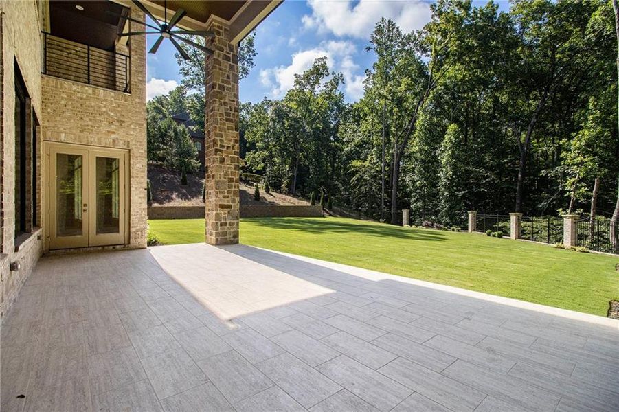 Exterior details and patio area of a home in , Alpharetta (Image 4).