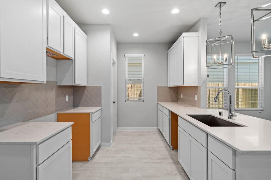 Furnished interior view inside a new home in Grand Oaks Village, Houston (Image 8).