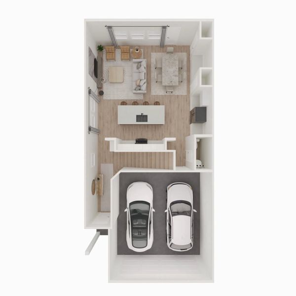 2D floor plan layout for the Marietta by K. Hovnanian® Homes in León, Houston, TX (Image 4).