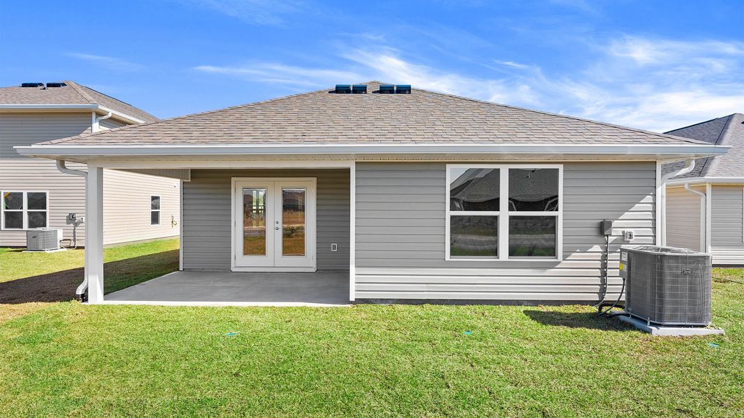 Exterior details and patio area of a home in Titus Park, Panama City (Image 21). Exterior details and patio area of a home in Titus Park, Panama City (Image 21).
