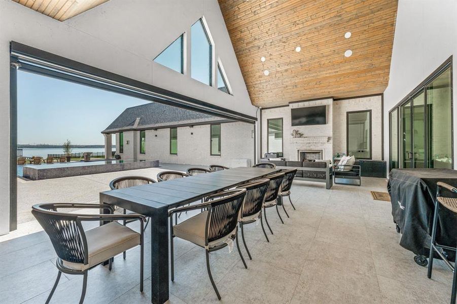 Furnished interior view inside a new home in , Pelican Bay (Image 22).