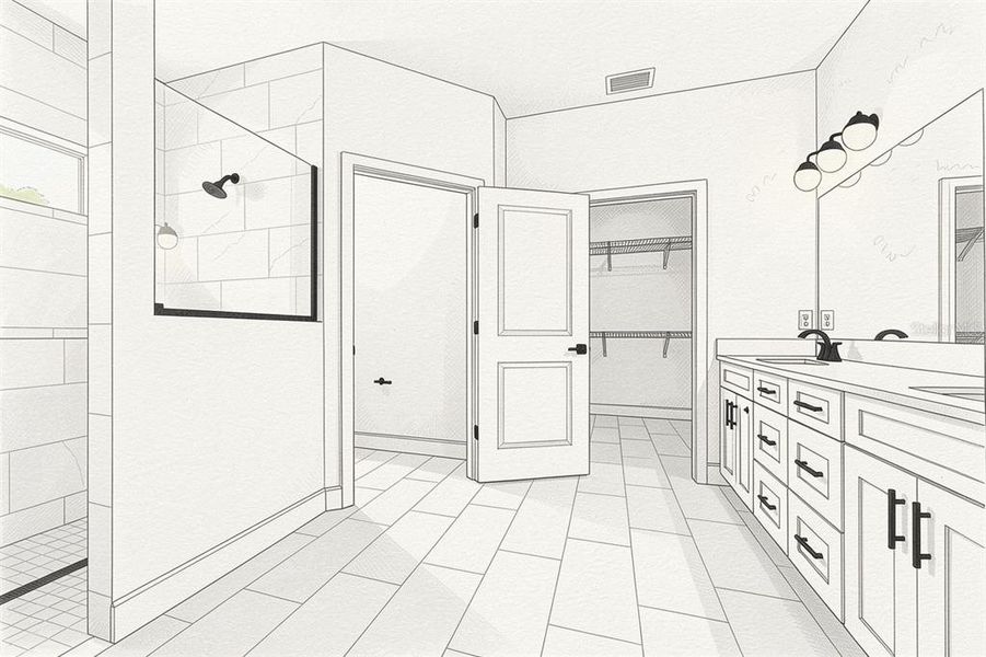 Furnished interior view inside a new home in , Newberry (Image 8).