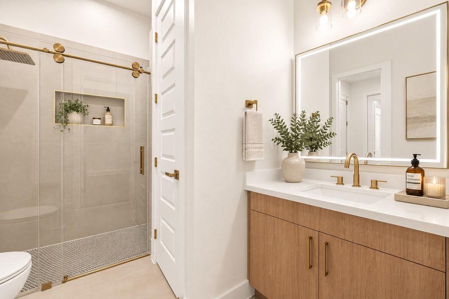 Furnished interior view inside a new home in , Houston (Image 19). Furnished interior view inside a new home in , Houston (Image 19).