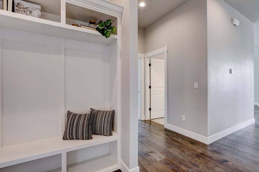 Mudroom - Not Actual Home - Finishes May Vary