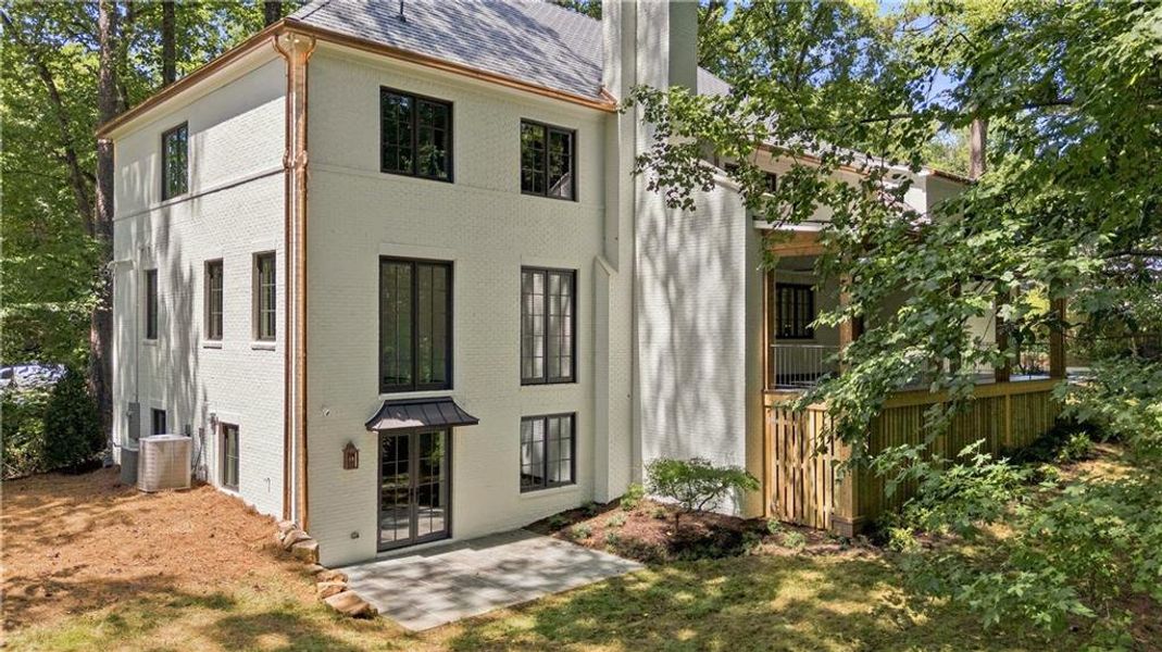 Exterior details and patio area of a home in , Atlanta (Image 3).