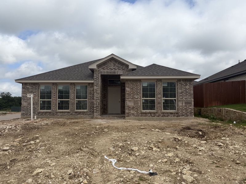 In-progress construction of a new home in Trail Creek, Cleburne, TX (Image 8).