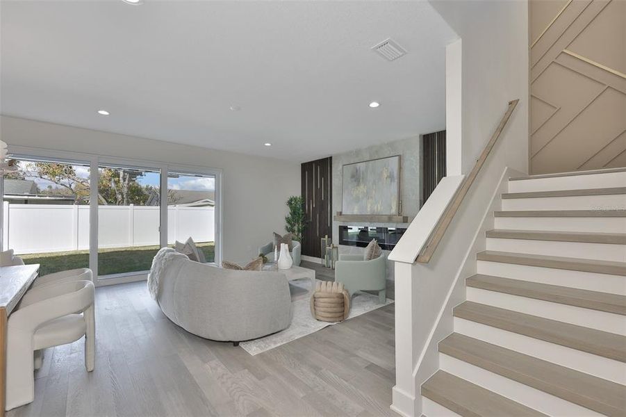 Furnished interior view inside a new home in , Tampa (Image 6).