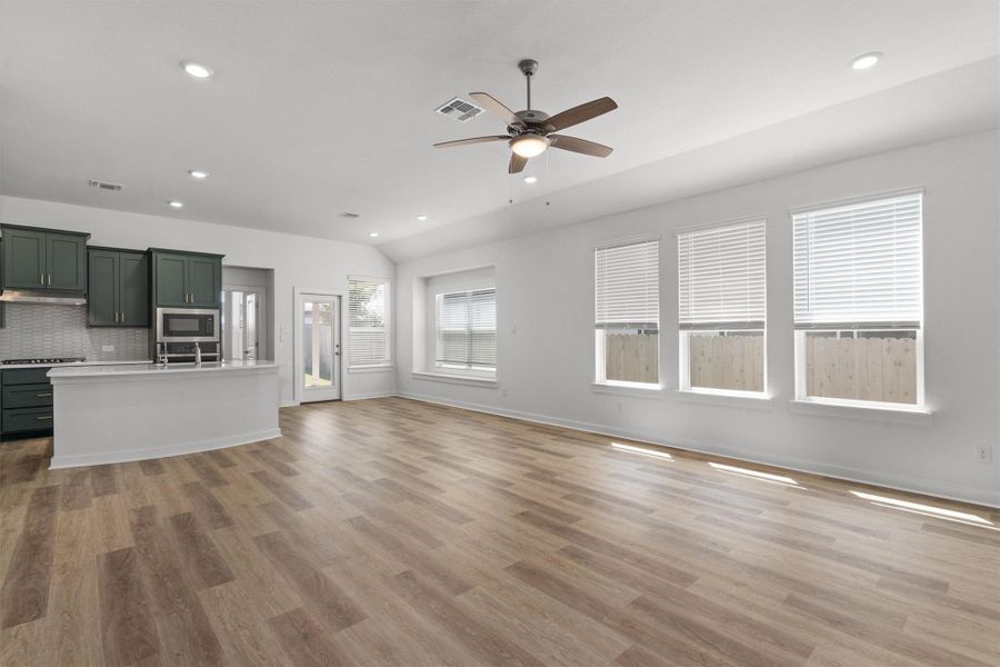 Living and dining rooms Living and dining rooms