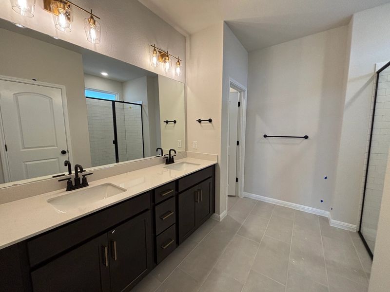 Furnished interior view inside a new home in Cannon Ranch 45s, Dripping Springs (Image 8).