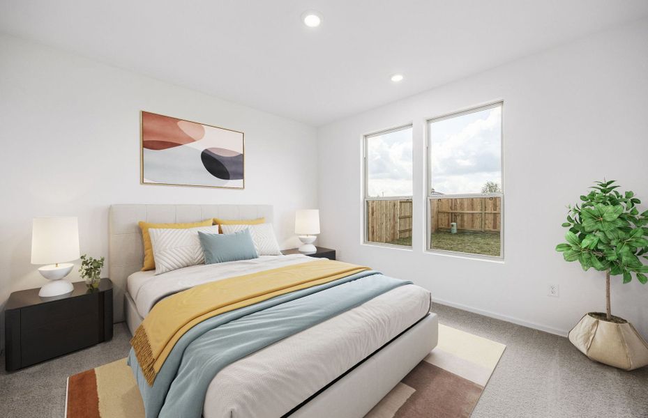 Furnished interior view inside a new home in Crosby Farms, Crosby (Image 11).