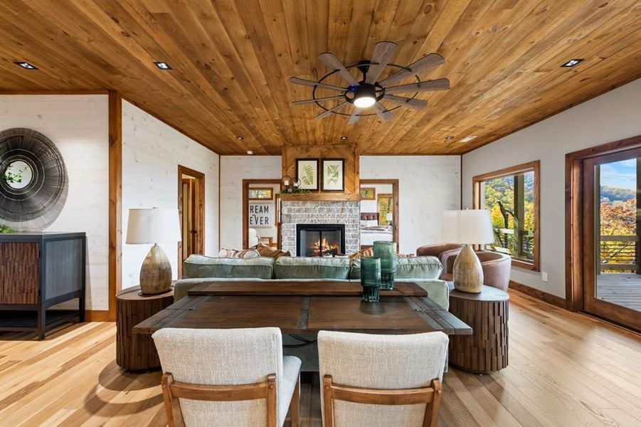 Furnished interior view inside a new home in , Blue Ridge (Image 7).