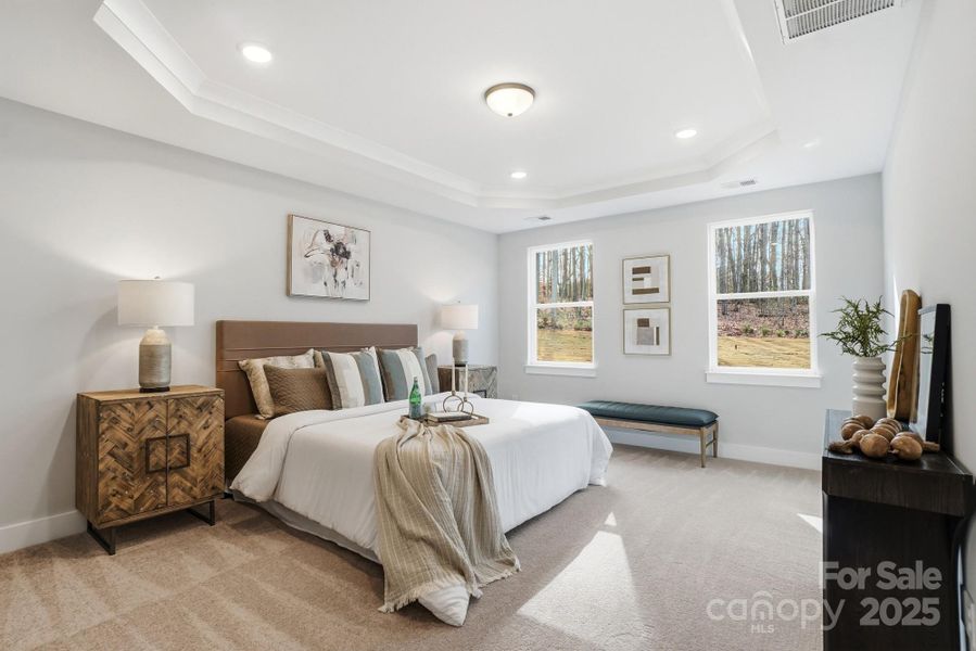 Furnished interior view inside a new home in Villas at Prestwick, Mooresville (Image 14).