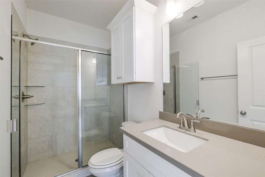 Furnished interior view inside a new home in Timbergrove Trails, Houston (Image 14).