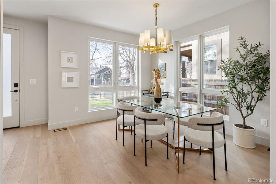 Furnished interior view inside a new home in , Denver (Image 18).