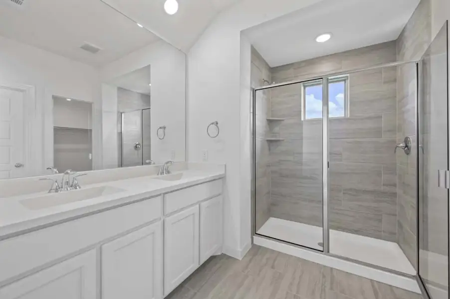 Representative Primary Bathroom - some options shown