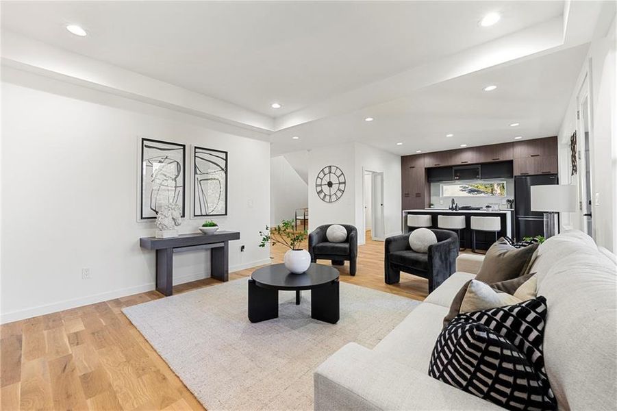 Furnished interior view inside a new home in , Atlanta (Image 13).
