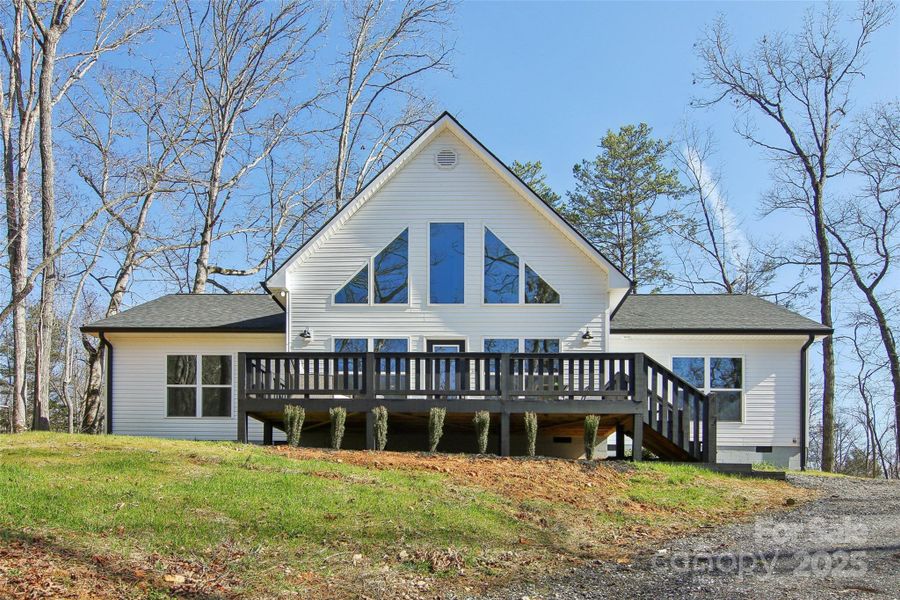 Front exterior of a new home in , Bryson City, NC, highlighting curb appeal (Image 28).