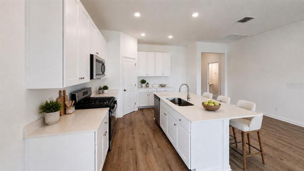 Furnished interior view inside a new home in , Okahumpka (Image 9). Furnished interior view inside a new home in , Okahumpka (Image 9).