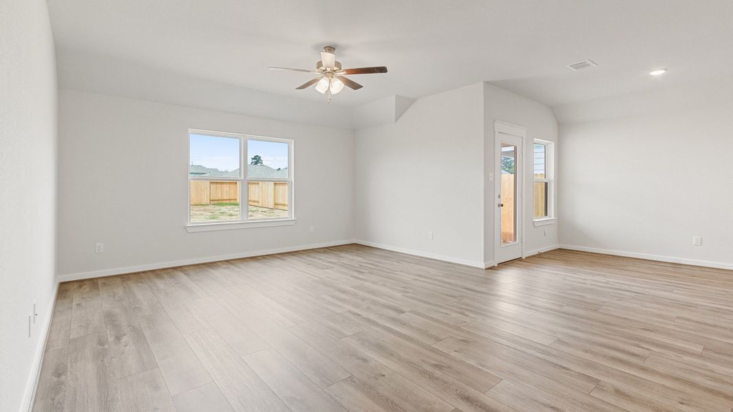 Representative furnished interior of a home built from the Avalon by Brightland Homes in Cielo, Conroe (Image 7).