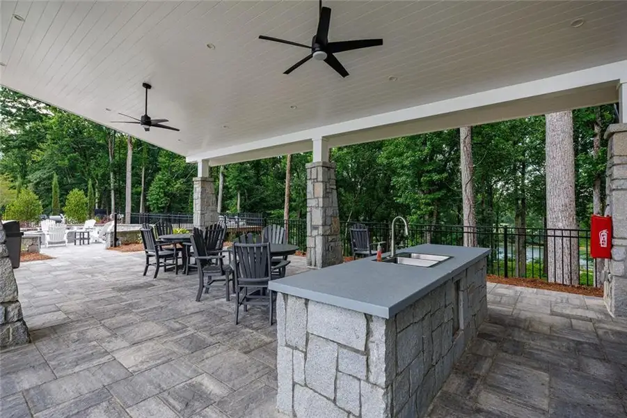 Exterior details and patio area of a home in , Peachtree Corners (Image 4).