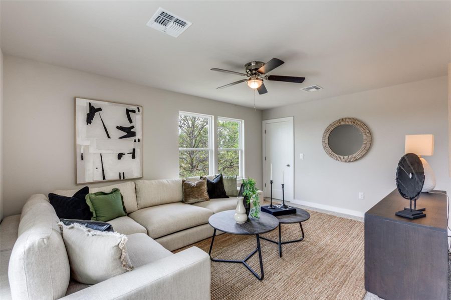 Furnished interior view inside a new home in , Austin (Image 34).